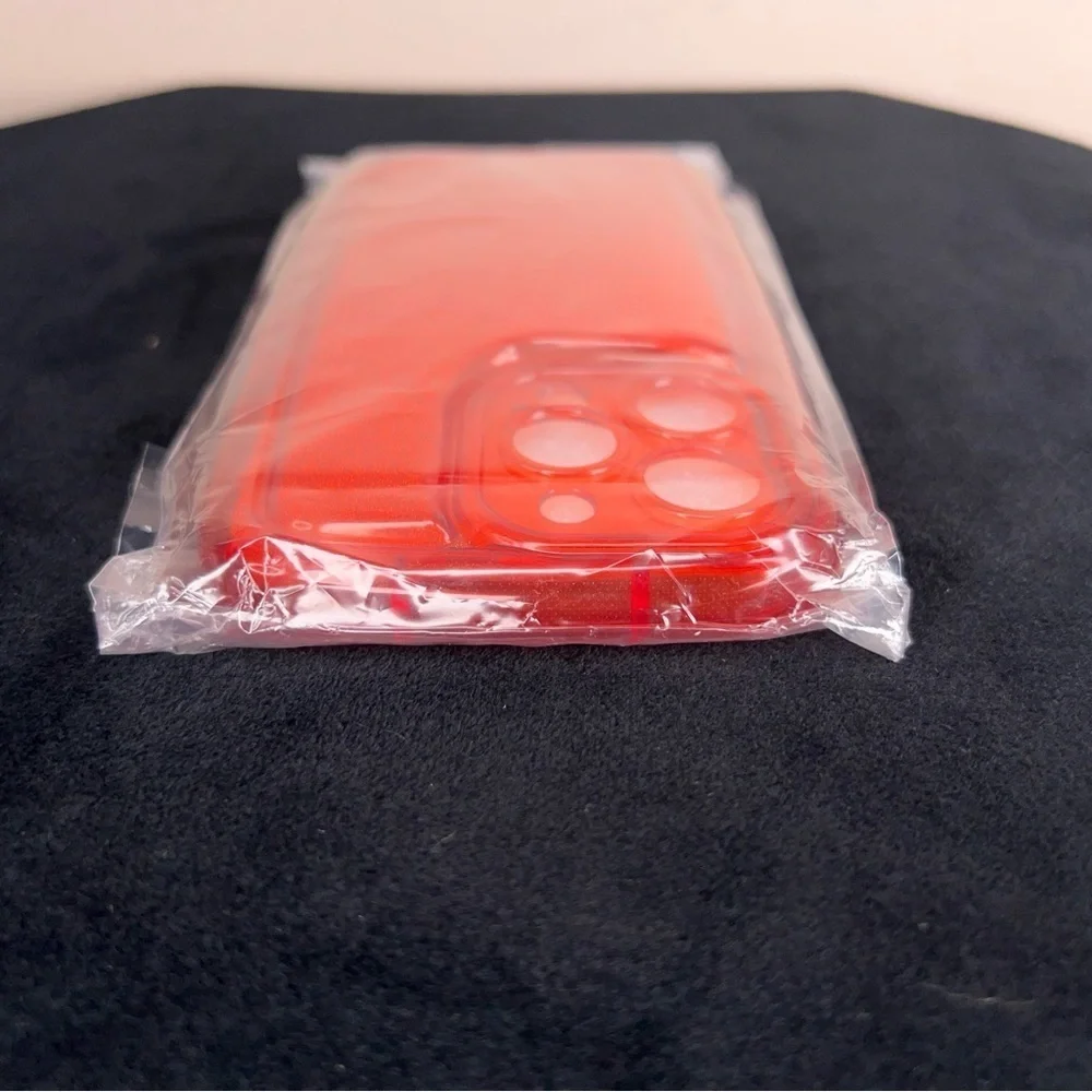 NEW RED GEL IPHONE 13 PRO PHONE CASE